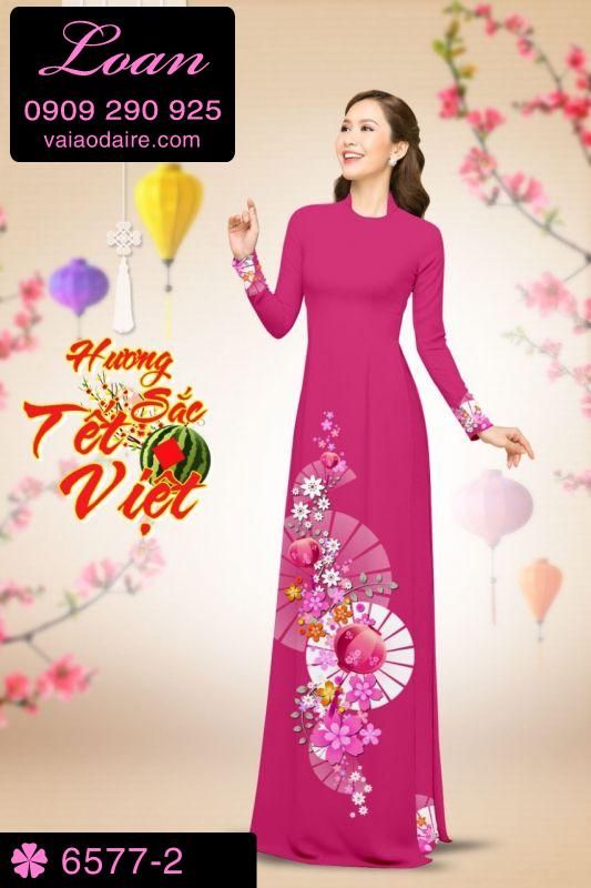 Vải áo dài tết 2019