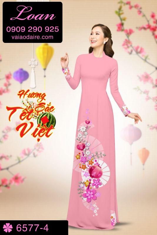 Vải áo dài tết 2019