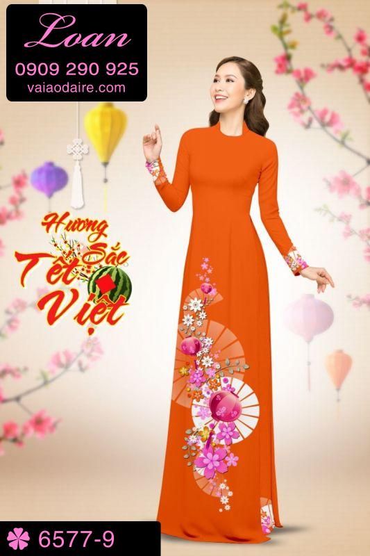 Vải áo dài tết 2019