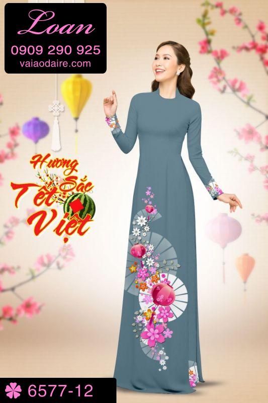 Vải áo dài tết 2019
