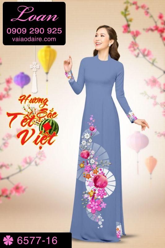 Vải áo dài tết 2019