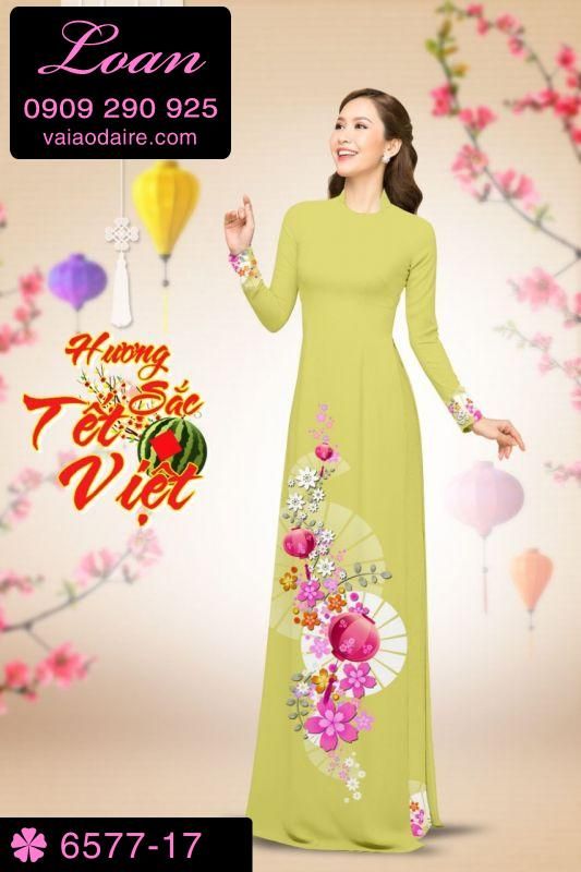 Vải áo dài tết 2019