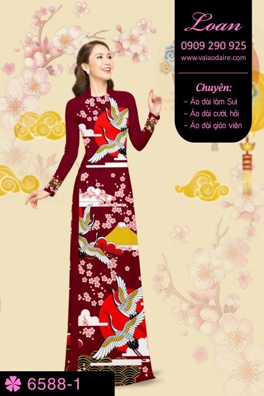 Vải áo dài tết 2019