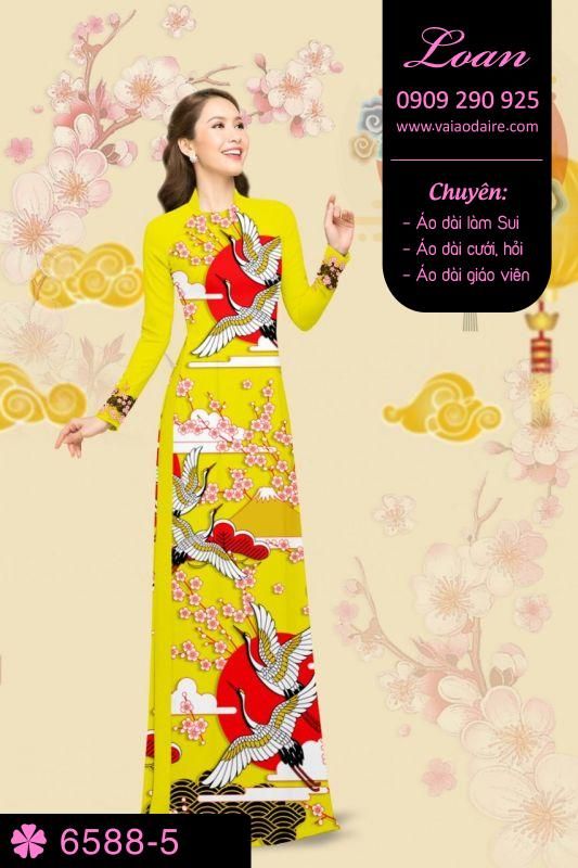 Vải áo dài tết 2019