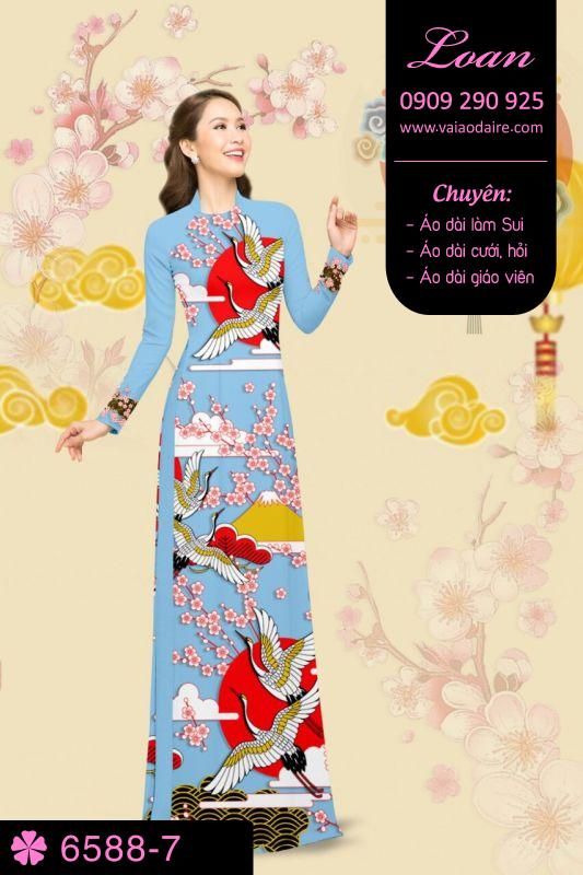 Vải áo dài tết 2019