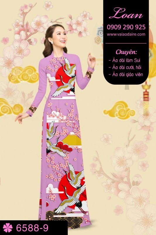 Vải áo dài tết 2019