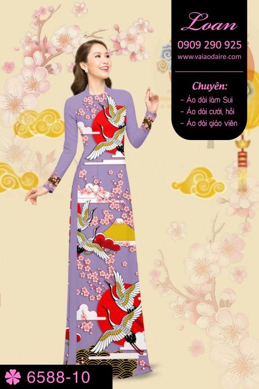 Vải áo dài tết 2019