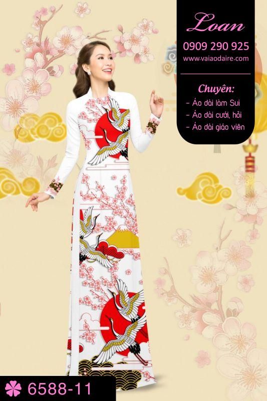 Vải áo dài tết 2019