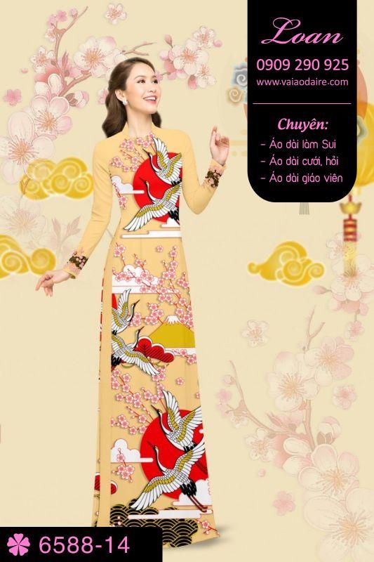 Vải áo dài tết 2019