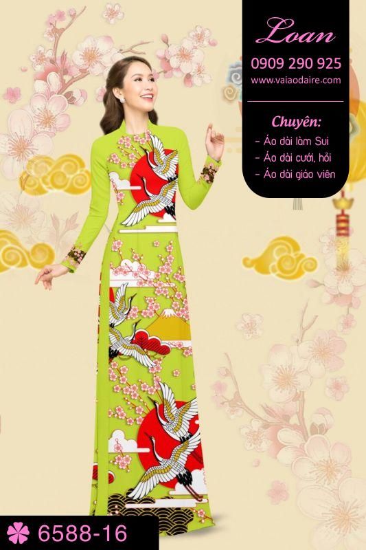 Vải áo dài tết 2019