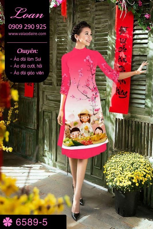 Vải áo dài cách tân tết Vải áo dài cách tân tết