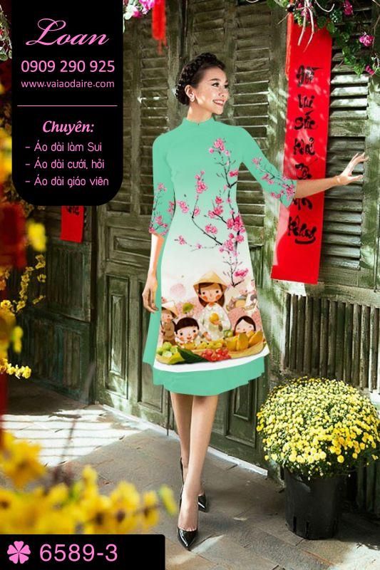 Vải áo dài cách tân tết Vải áo dài cách tân tết