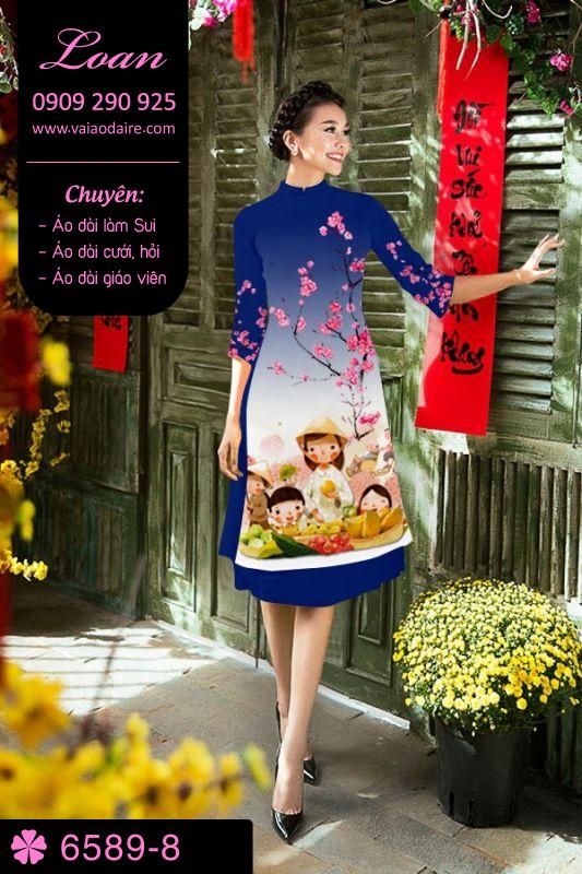 Vải áo dài cách tân tết Vải áo dài cách tân tết
