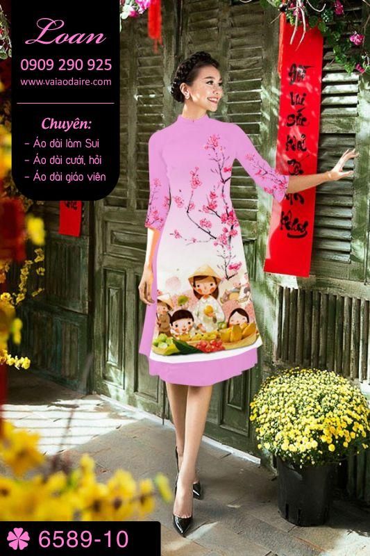 Vải áo dài cách tân tết Vải áo dài cách tân tết