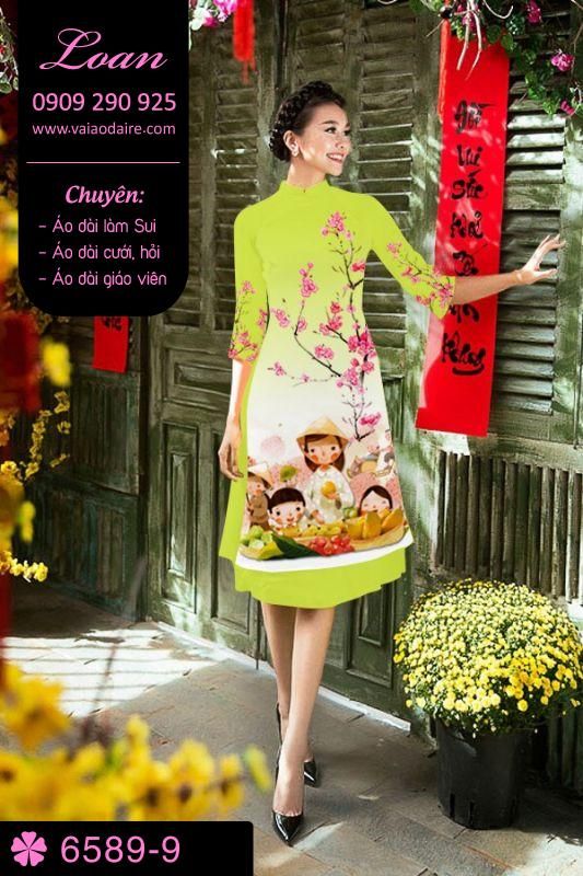 Vải áo dài cách tân tết Vải áo dài cách tân tết