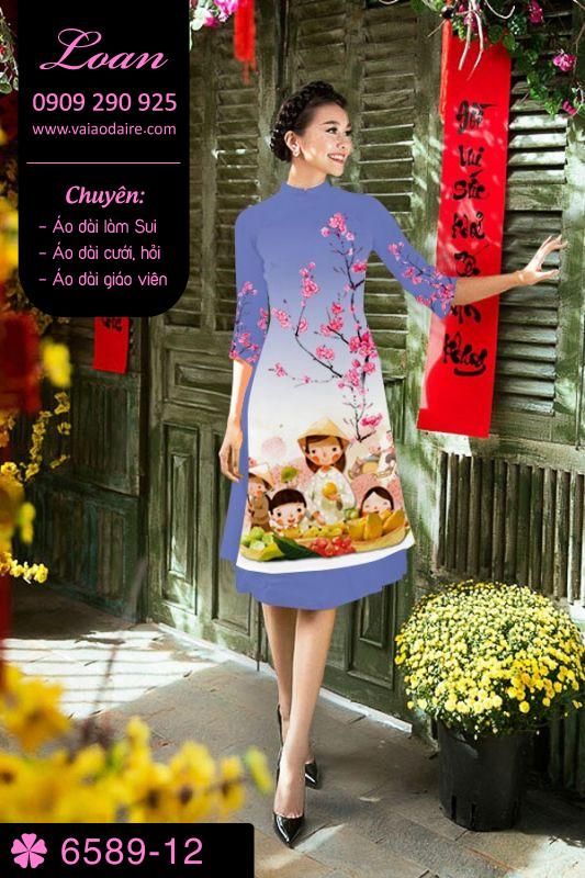 Vải áo dài cách tân tết Vải áo dài cách tân tết