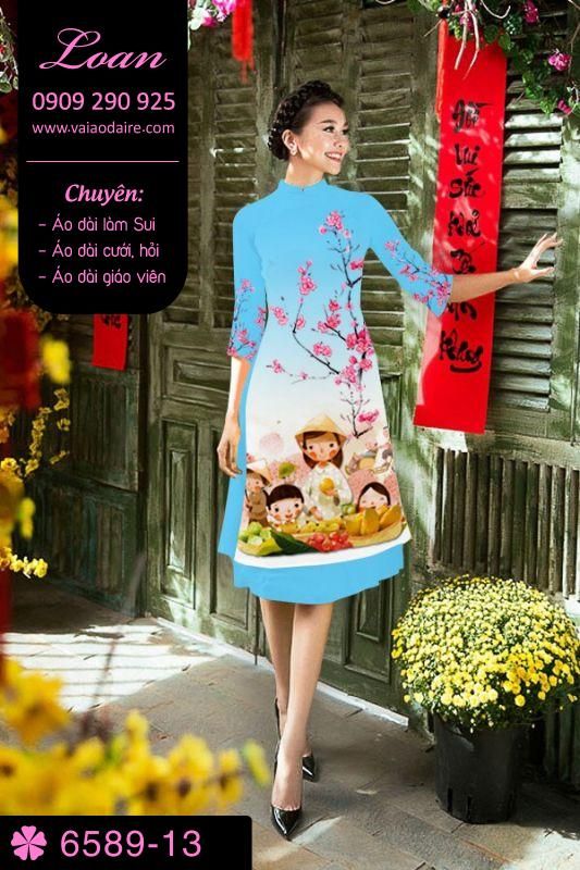 Vải áo dài cách tân tết Vải áo dài cách tân tết