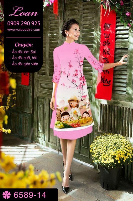 Vải áo dài cách tân tết Vải áo dài cách tân tết