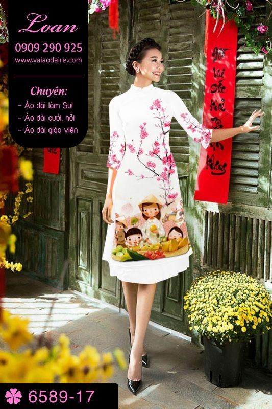 Vải áo dài cách tân tết Vải áo dài cách tân tết