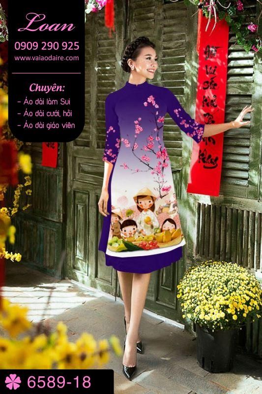 Vải áo dài cách tân tết Vải áo dài cách tân tết