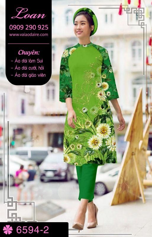 Vải áo dài cách tân in hoa Vải áo dài cách tân in hoa
