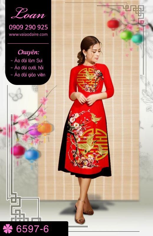 Vải áo dài cách tân tết Vải áo dài cách tân tết