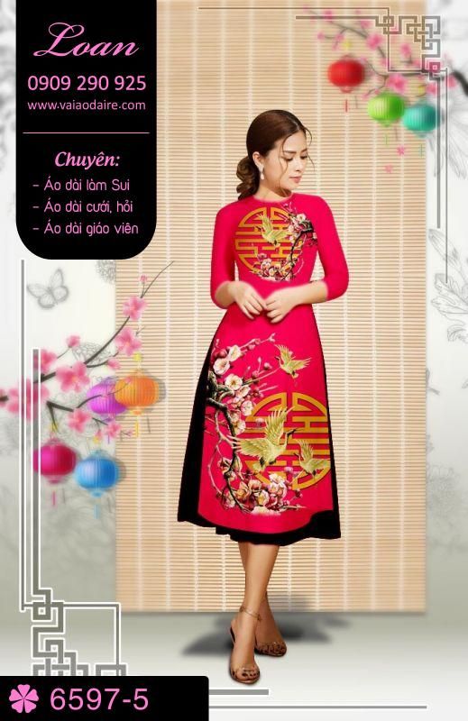 Vải áo dài cách tân tết Vải áo dài cách tân tết