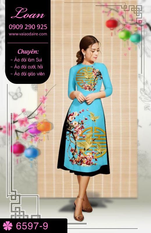 Vải áo dài cách tân tết Vải áo dài cách tân tết