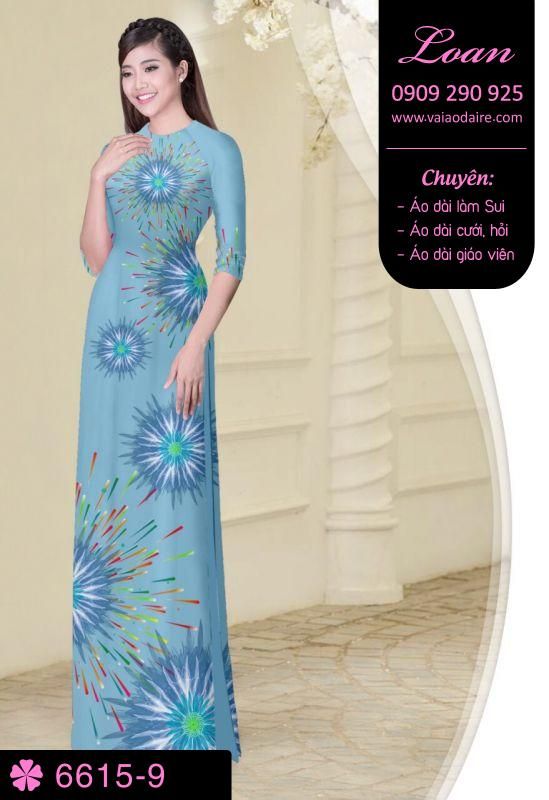 Vải áo dài pháo hoa