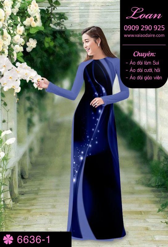 Vải áo dài lập thể Vải áo dài lập thể