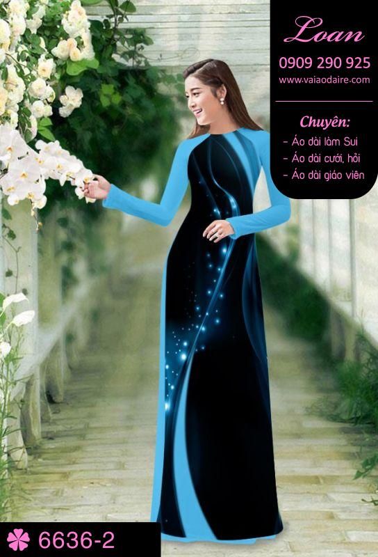 Vải áo dài lập thể Vải áo dài lập thể