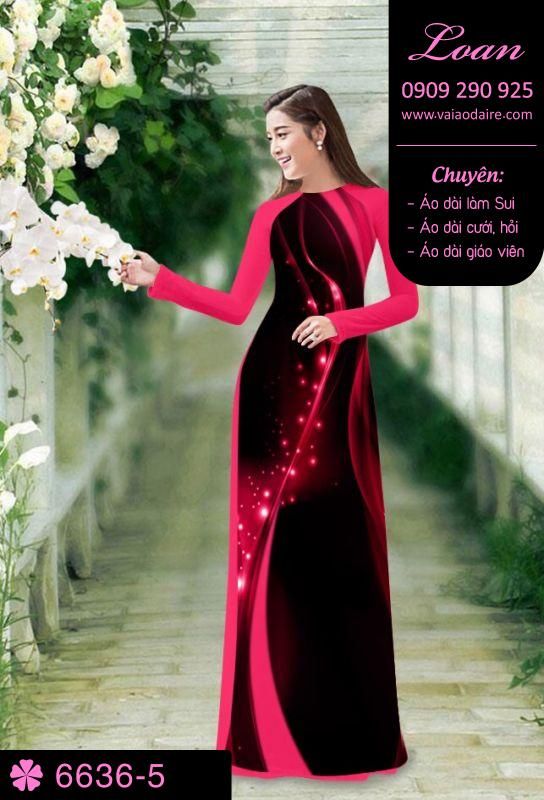 Vải áo dài lập thể Vải áo dài lập thể