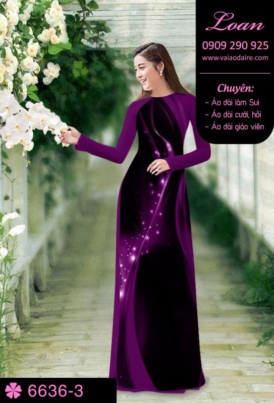 Vải áo dài lập thể Vải áo dài lập thể