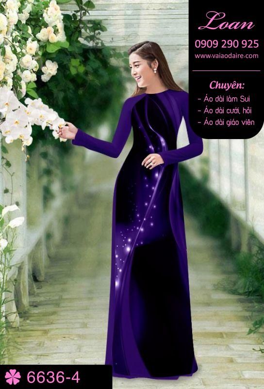 Vải áo dài lập thể Vải áo dài lập thể