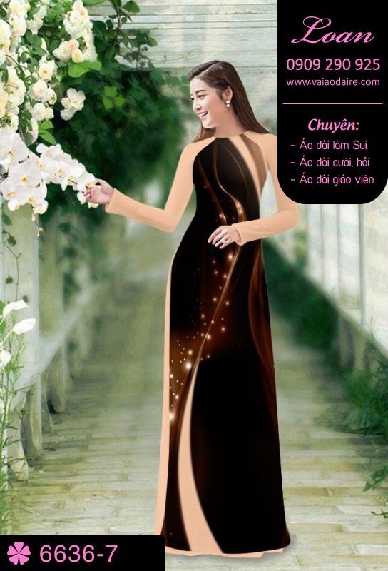 Vải áo dài lập thể Vải áo dài lập thể