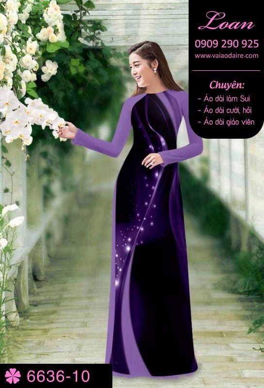 Vải áo dài lập thể Vải áo dài lập thể