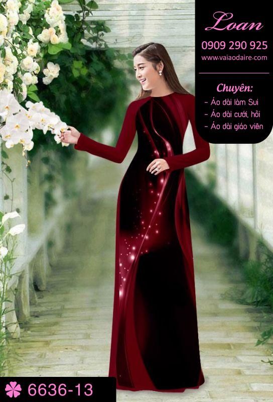 Vải áo dài lập thể Vải áo dài lập thể