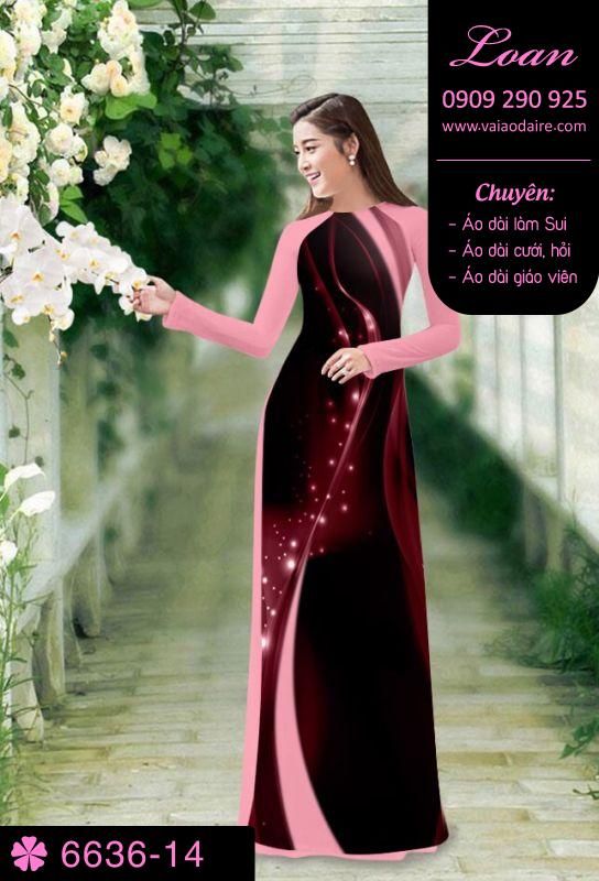 Vải áo dài lập thể Vải áo dài lập thể