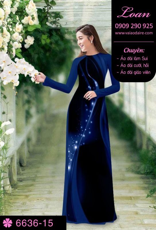 Vải áo dài lập thể Vải áo dài lập thể