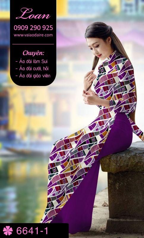 Vải áo dài lập thể