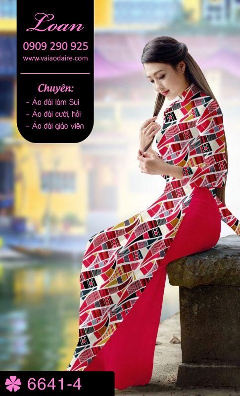 Vải áo dài lập thể