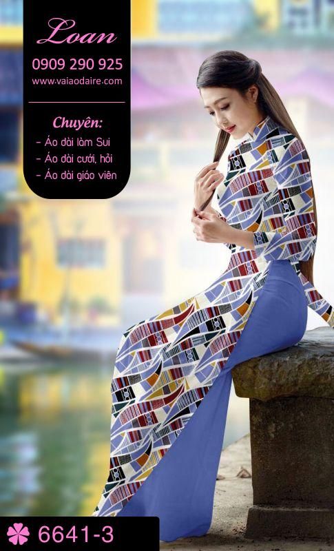 Vải áo dài lập thể