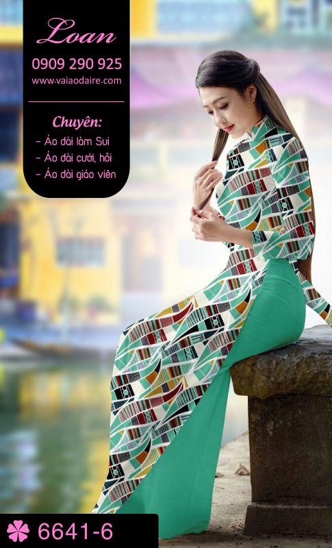 Vải áo dài lập thể