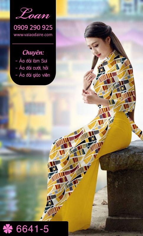 Vải áo dài lập thể