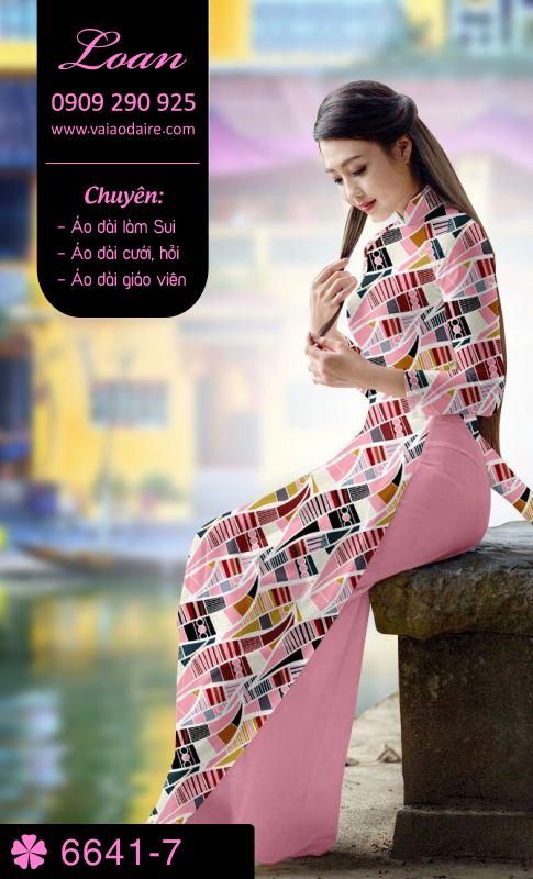 Vải áo dài lập thể