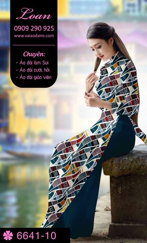 Vải áo dài lập thể