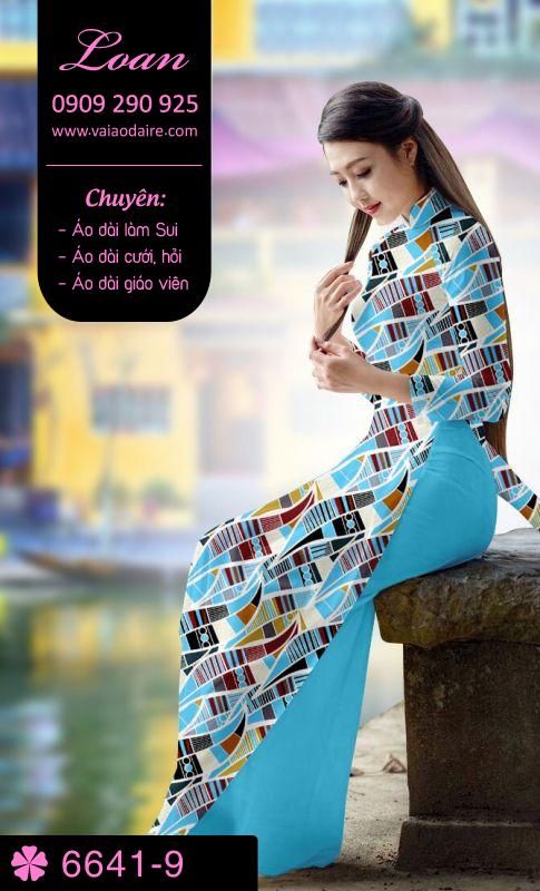 Vải áo dài lập thể