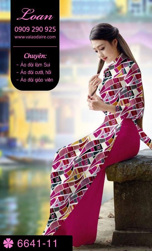 Vải áo dài lập thể