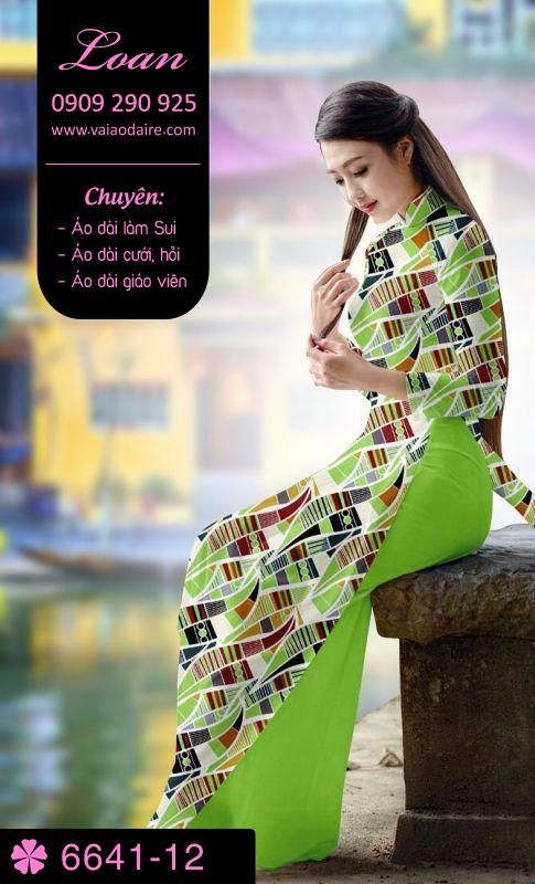 Vải áo dài lập thể