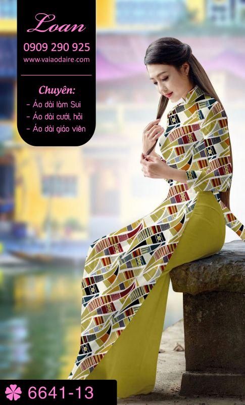 Vải áo dài lập thể